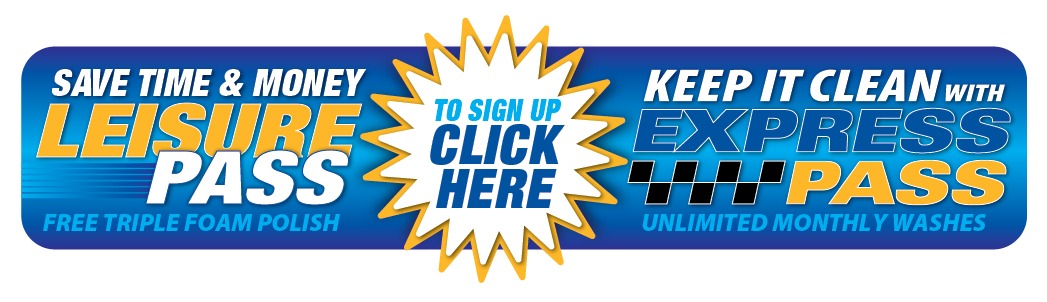 leisure pass promo: save time and money with the leisure pass. free triple foam polish. unlimited monthly washes